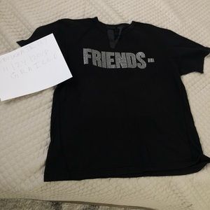 Vlone Rhinestone Friends Tee from LA popup